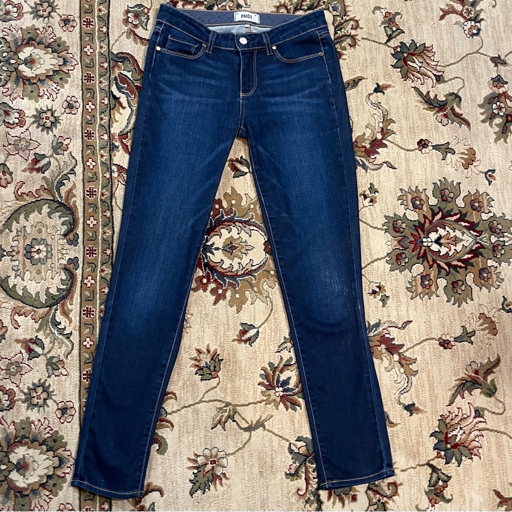 PAIGE Skyline Skinny Jeans Size 27 - Picture 4 of 9
